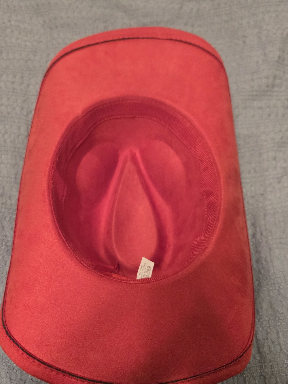 Red Womens Rhinestone Cowboy Hat - Picture 5 of 7